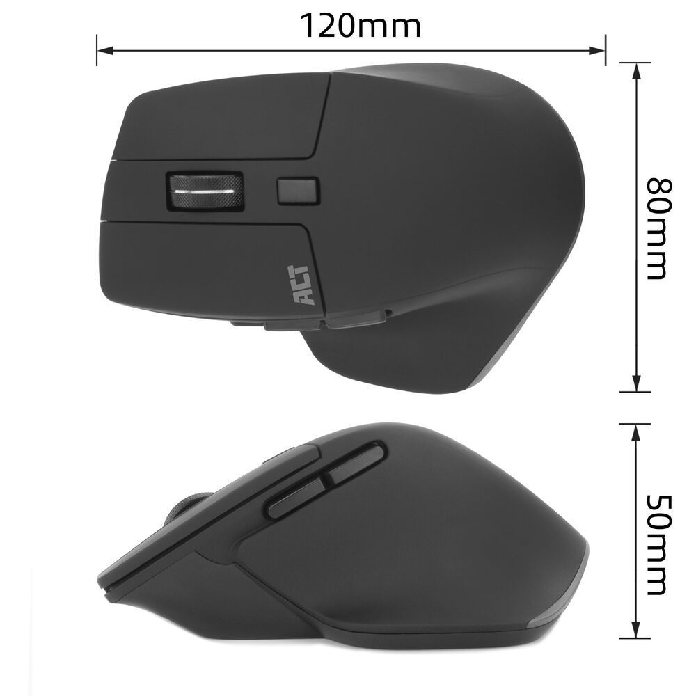 ACT AC5146 Wireless Bluetooth Mouse Black ACT AC5146 Wireless Bluetooth Mouse Black