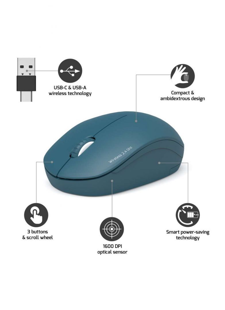 Port Designs Connect Wireless mouse Saphir Port Designs Connect Wireless mouse Saphir