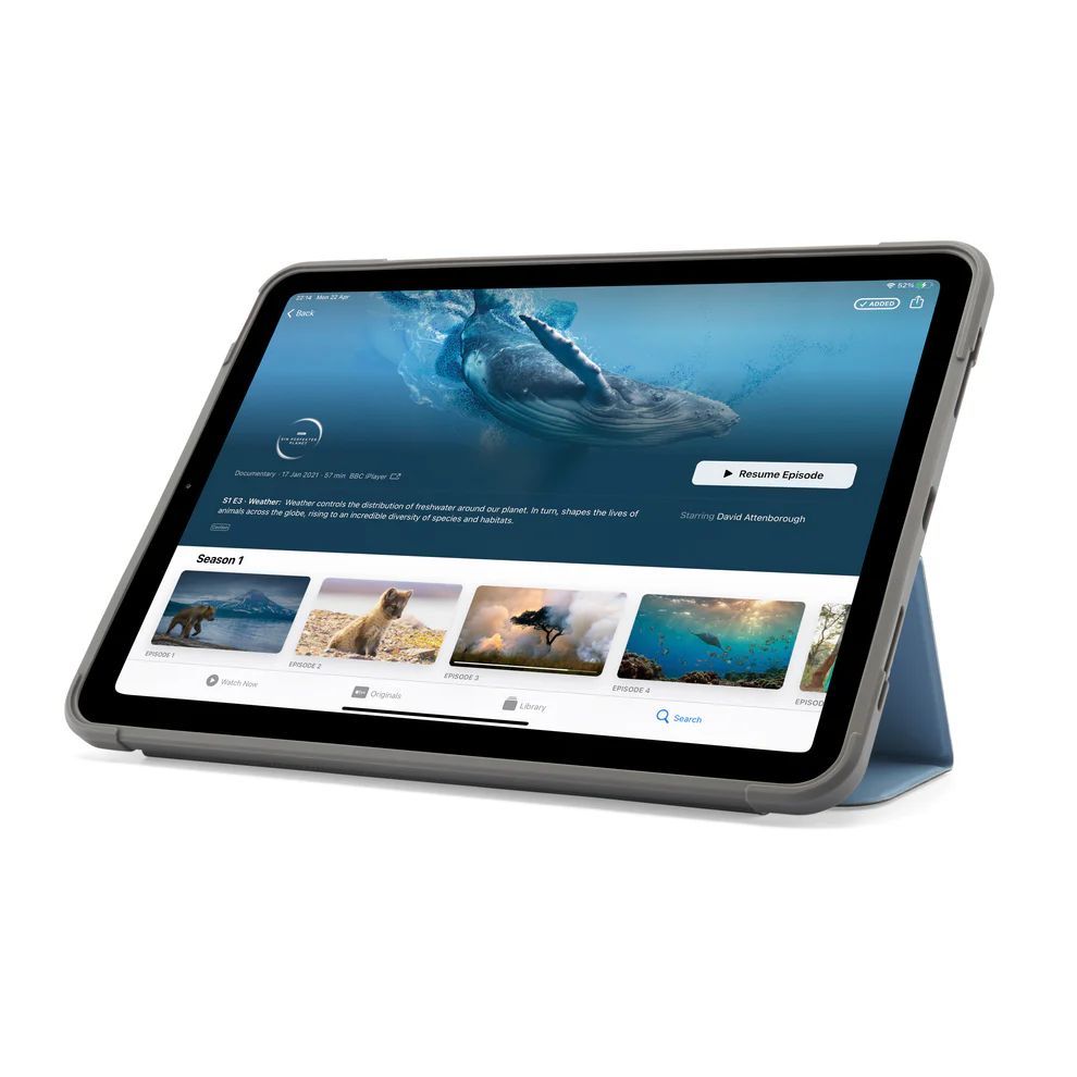 Pipetto Shield 360 Folio Case for iPad (A16) / iPad (2022) Light Blue