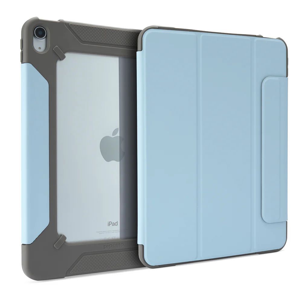 Pipetto Shield 360 Folio Case for iPad (A16) / iPad (2022) Light Blue
