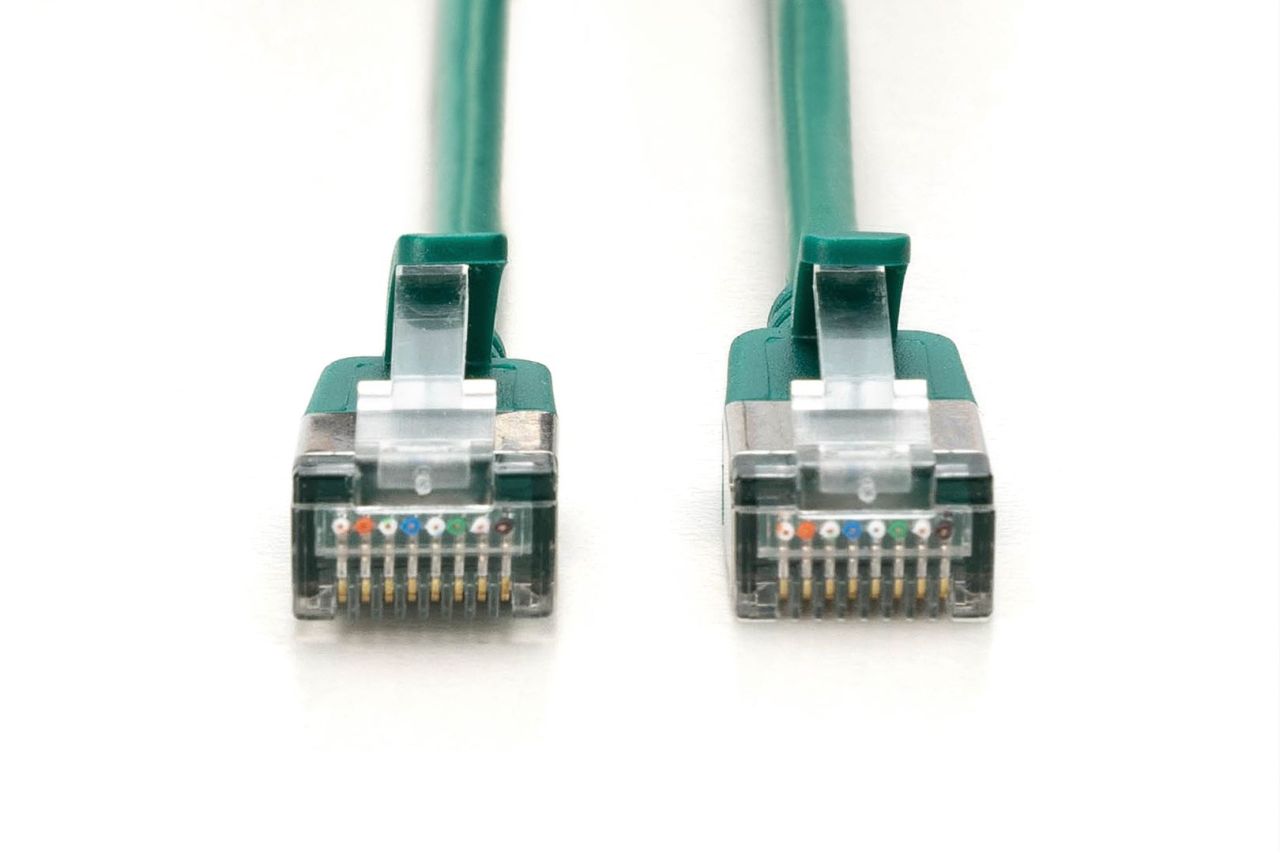 Digitus CAT6A F-FTP Patch Cable 5m Green Digitus CAT6A F-FTP Patch Cable 5m Green