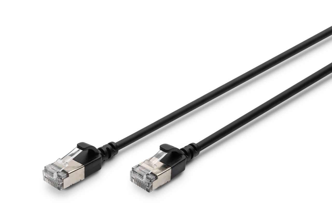 Digitus CAT6A F-FTP Patch Cable 0,5m Black