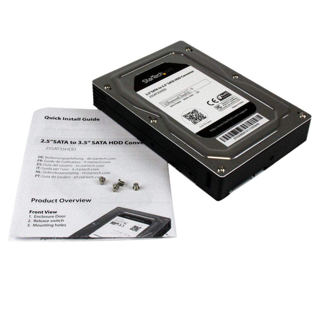 Startech 25SAT35HDD Sata Mobile Rack Black Startech 25SAT35HDD Sata Mobile Rack Black