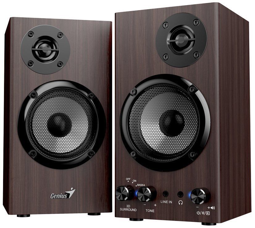 Genius SP-HF520BT Bluetooth Speaker Dark Wood Genius SP-HF520BT Bluetooth Speaker Dark Wood