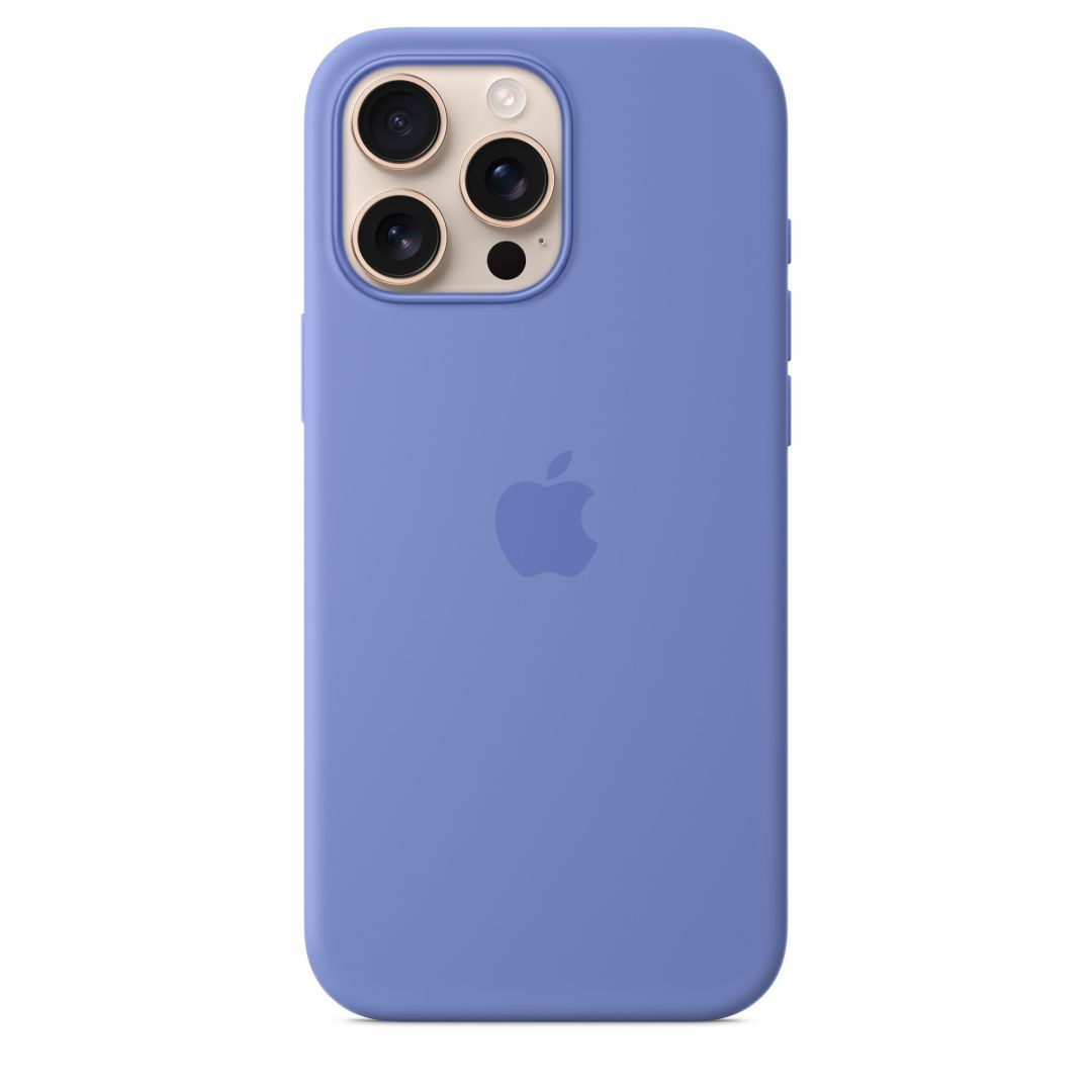 Apple iPhone 16 Pro Max Silicone Case with MagSafe - Periwinkle (Seasonal) Apple iPhone 16 Pro Max Silicone Case with MagSafe - Periwinkle (Seasonal)