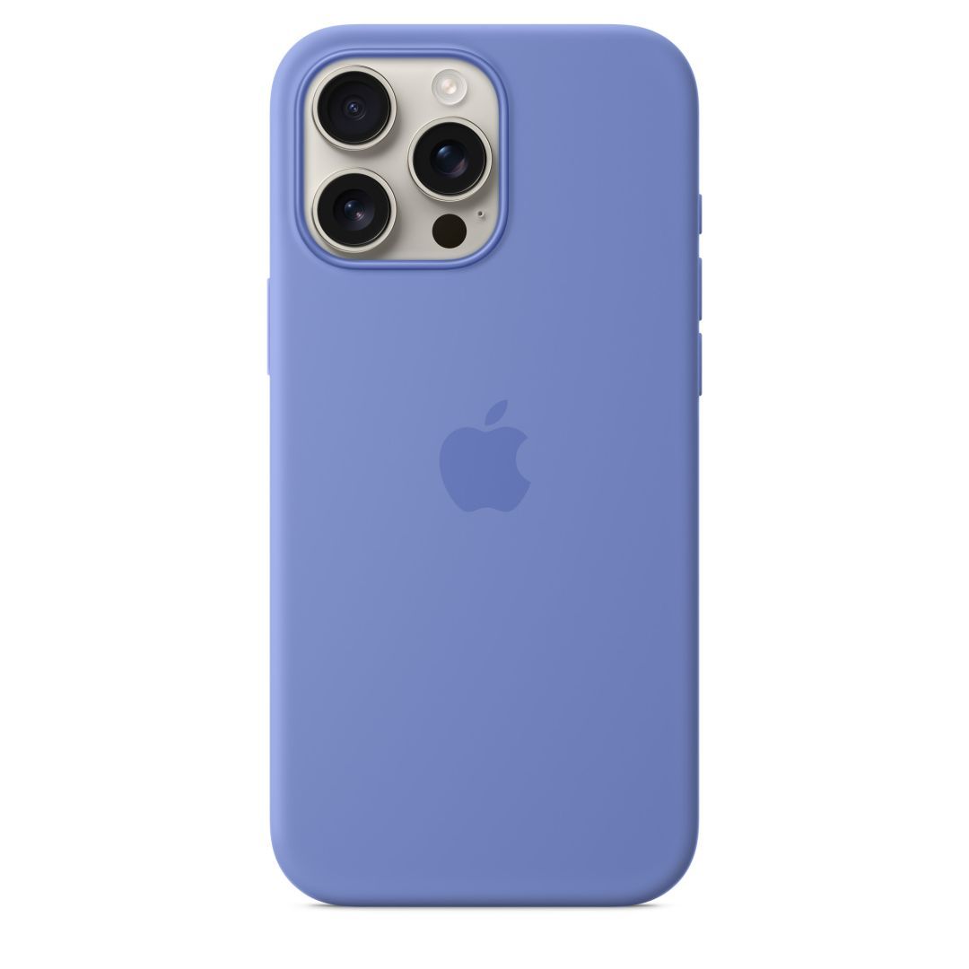 Apple iPhone 16 Pro Max Silicone Case with MagSafe - Periwinkle (Seasonal) Apple iPhone 16 Pro Max Silicone Case with MagSafe - Periwinkle (Seasonal)