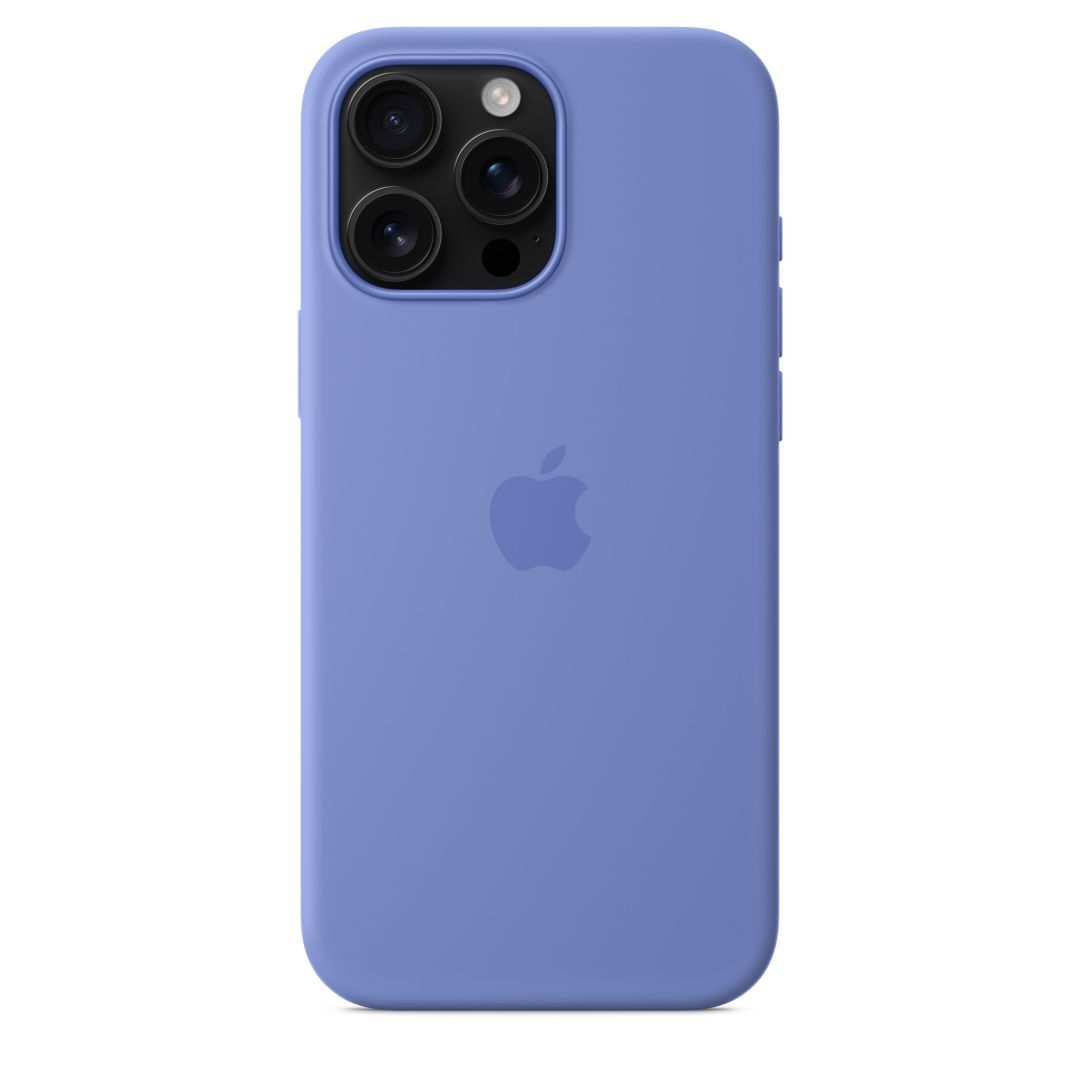 Apple iPhone 16 Pro Max Silicone Case with MagSafe - Periwinkle (Seasonal) Apple iPhone 16 Pro Max Silicone Case with MagSafe - Periwinkle (Seasonal)