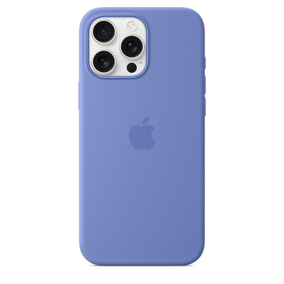 Apple iPhone 16 Pro Max Silicone Case with MagSafe - Periwinkle (Seasonal) Apple iPhone 16 Pro Max Silicone Case with MagSafe - Periwinkle (Seasonal)