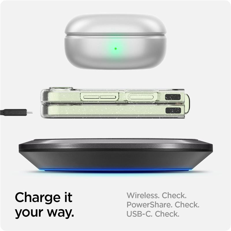 Spigen Air Skin Glitter, crystal quartz - Samsung Galaxy Z Flip5 Spigen Air Skin Glitter, crystal quartz - Samsung Galaxy Z Flip5