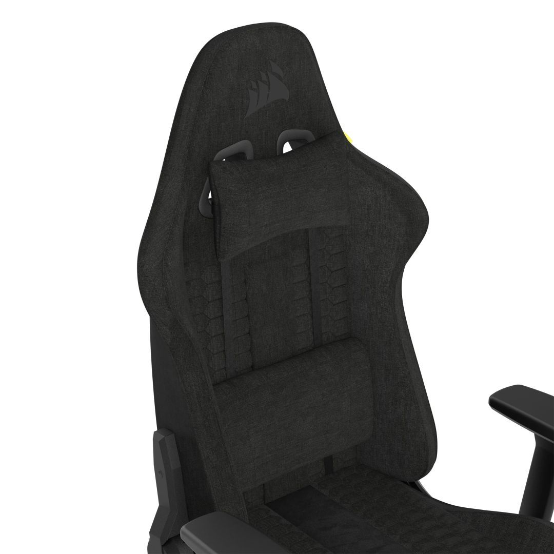 Corsair TC100 Relaxed Gaming Chair Fabric Black/Black Corsair TC100 Relaxed Gaming Chair Fabric Black/Black