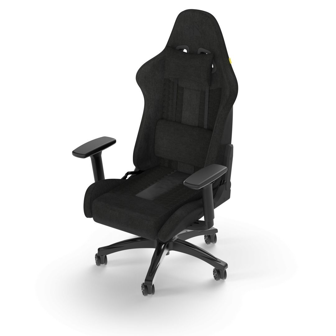 Corsair TC100 Relaxed Gaming Chair Fabric Black/Black Corsair TC100 Relaxed Gaming Chair Fabric Black/Black