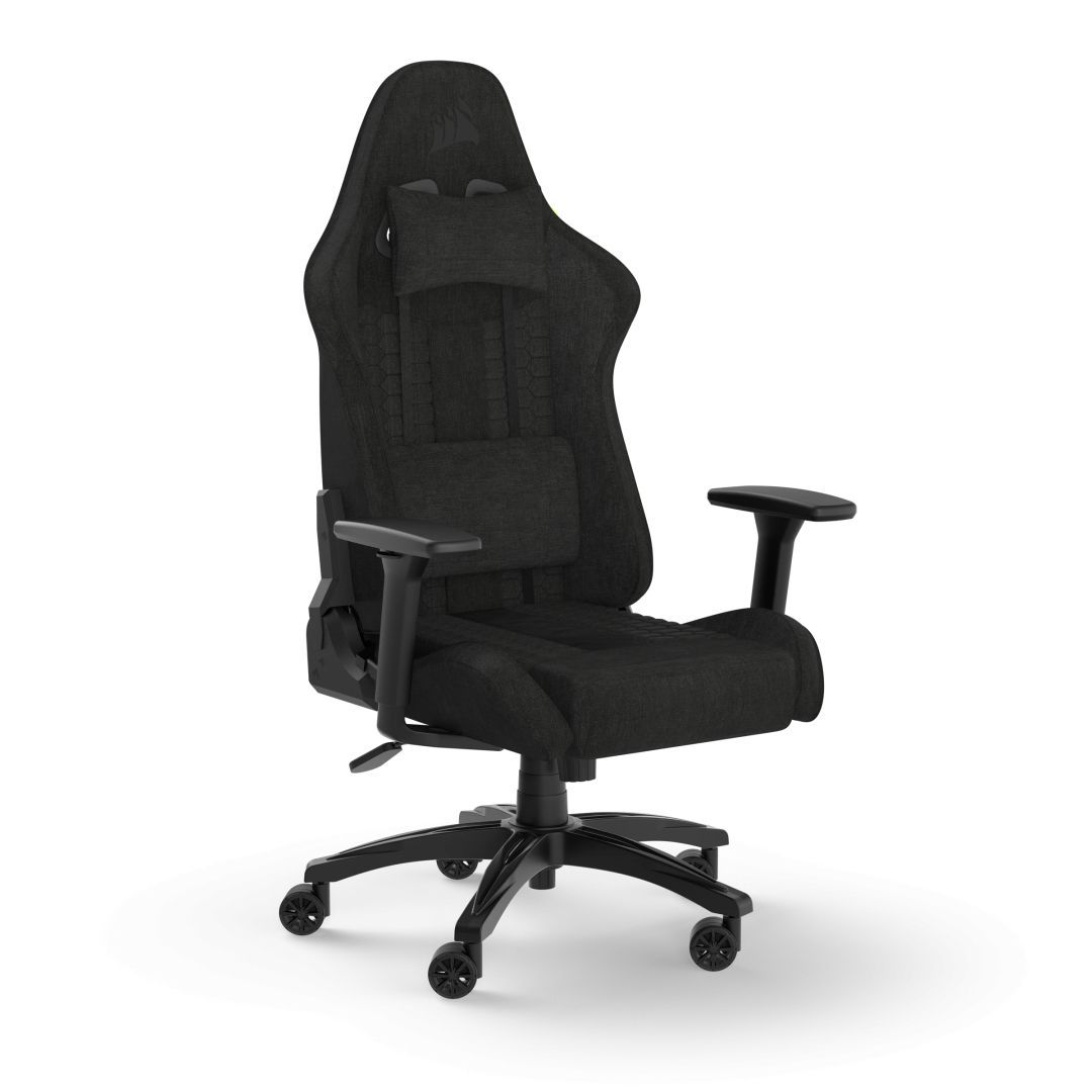 Corsair TC100 Relaxed Gaming Chair Fabric Black/Black Corsair TC100 Relaxed Gaming Chair Fabric Black/Black