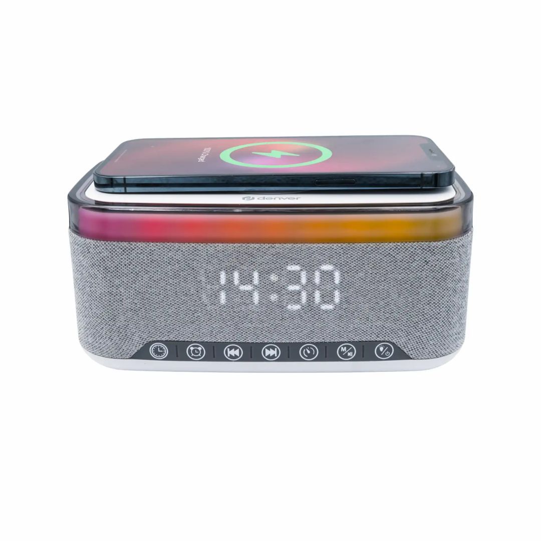 Denver CRQ-225 Clock Radio Grey Denver CRQ-225 Clock Radio Grey