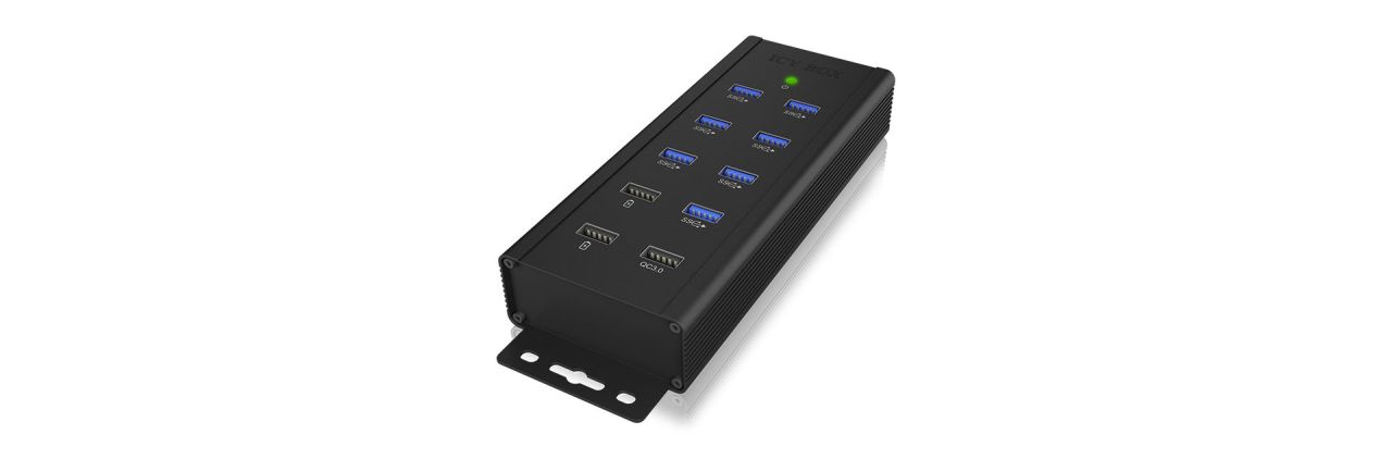 Raidsonic IcyBox IB-HUB1703-QC3 7 port USB3.0 Hub with 3 charge ports Raidsonic IcyBox IB-HUB1703-QC3 7 port USB3.0 Hub with 3 charge ports
