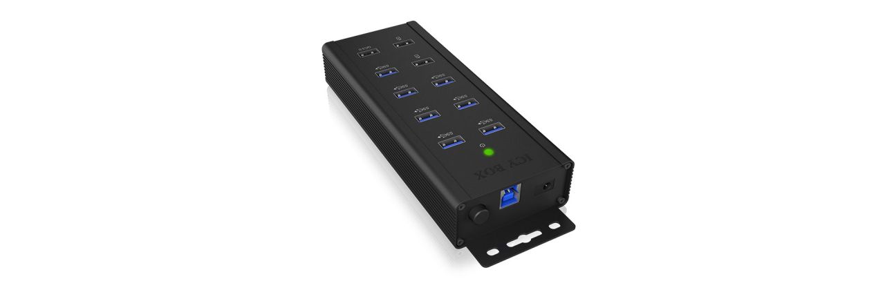 Raidsonic IcyBox IB-HUB1703-QC3 7 port USB3.0 Hub with 3 charge ports Raidsonic IcyBox IB-HUB1703-QC3 7 port USB3.0 Hub with 3 charge ports