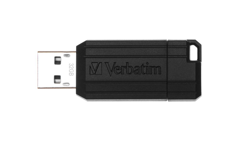 Verbatim 32GB PinStripe USB2.0 Black Verbatim 32GB PinStripe USB2.0 Black