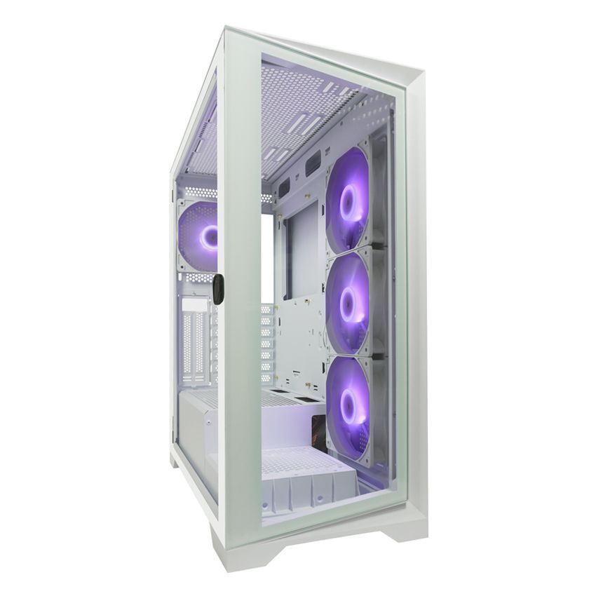 LC Power 806W Crosswind X Gaming Case ARGB Tempered Glass White LC Power 806W Crosswind X Gaming Case ARGB Tempered Glass White
