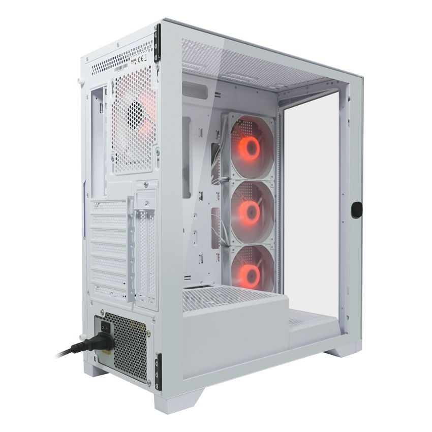 LC Power 806W Crosswind X Gaming Case ARGB Tempered Glass White LC Power 806W Crosswind X Gaming Case ARGB Tempered Glass White