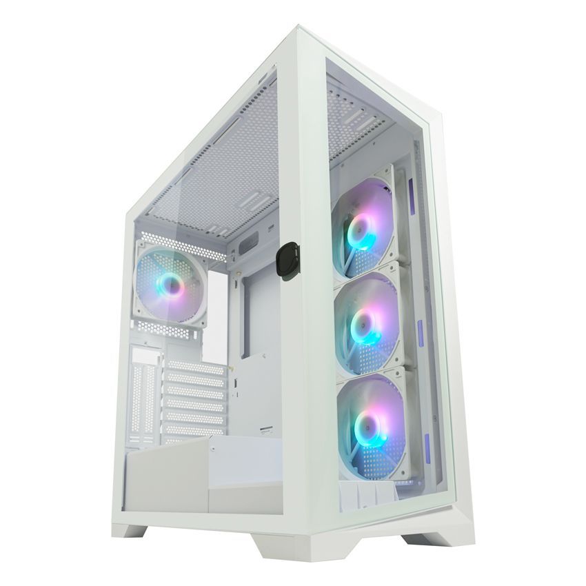 LC Power 806W Crosswind X Gaming Case ARGB Tempered Glass White LC Power 806W Crosswind X Gaming Case ARGB Tempered Glass White