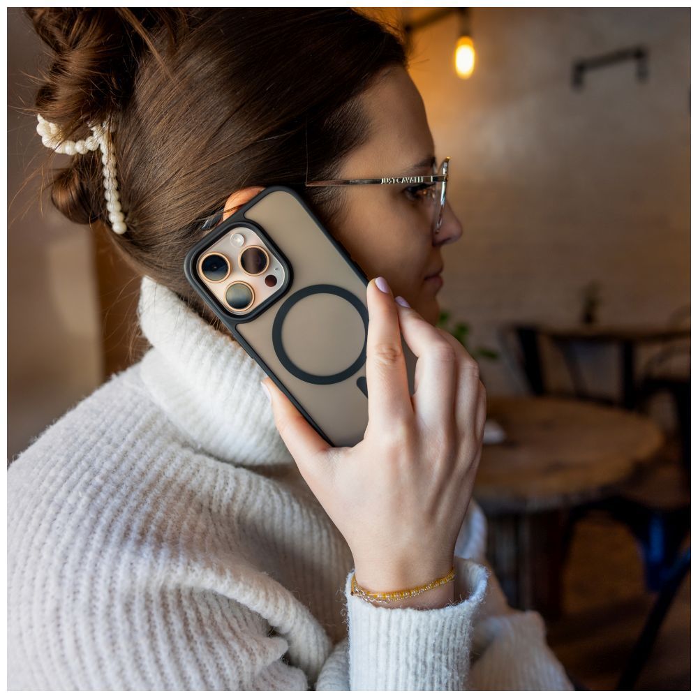 FIXED MagMisty telefontok Apple iPhone 15 Pro készülékhez, fekete FIXED MagMisty telefontok Apple iPhone 15 Pro készülékhez, fekete