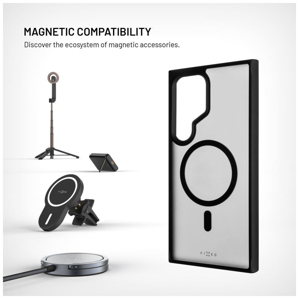 FIXED MagMisty telefontok Samsung Galaxy S24 Ultra készülékhez, fekete FIXED MagMisty telefontok Samsung Galaxy S24 Ultra készülékhez, fekete