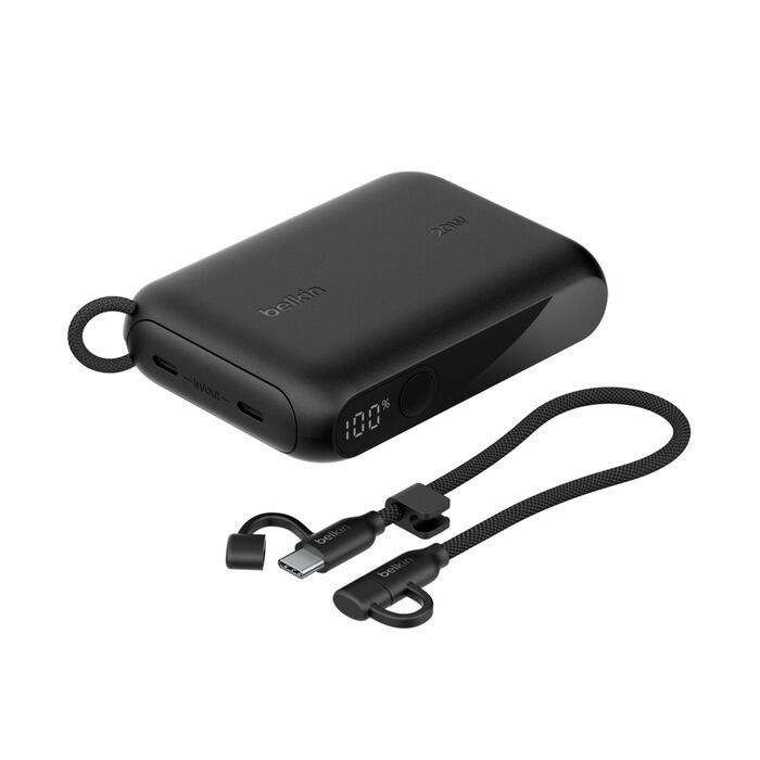 Belkin BoostCharge with Display 10000mAh PowerBank Black Belkin BoostCharge with Display 10000mAh PowerBank Black