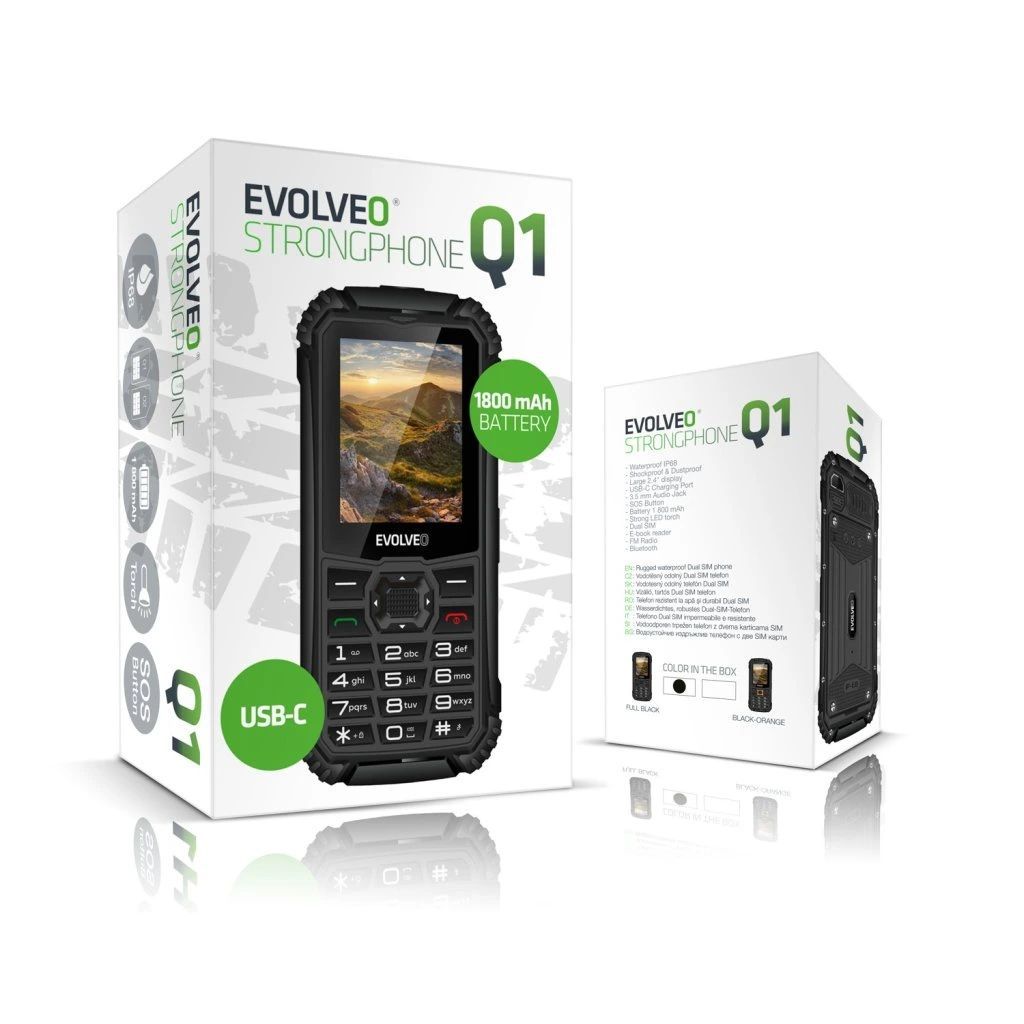 Evolveo StrongPhone Q1 DualSIM Black Evolveo StrongPhone Q1 DualSIM Black