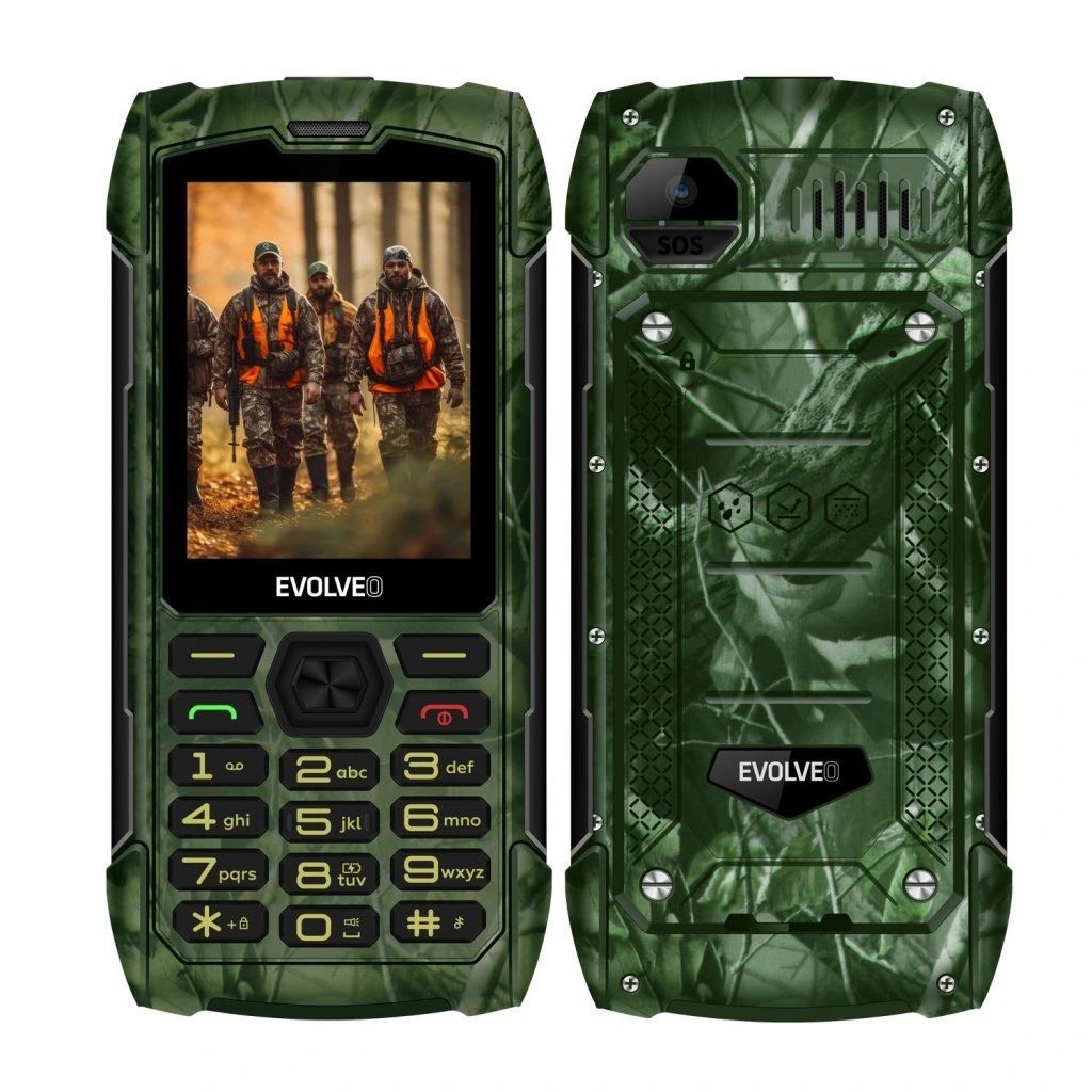Evolveo Strongphone H1 DualSIM Hunting Camouflage Evolveo Strongphone H1 DualSIM Hunting Camouflage