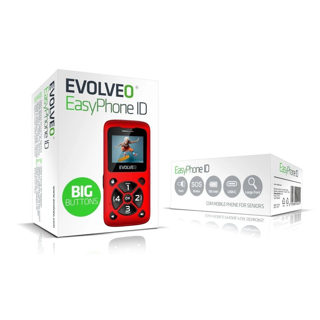 Evolveo EasyPhone ID EP-400 Red Evolveo EasyPhone ID EP-400 Red