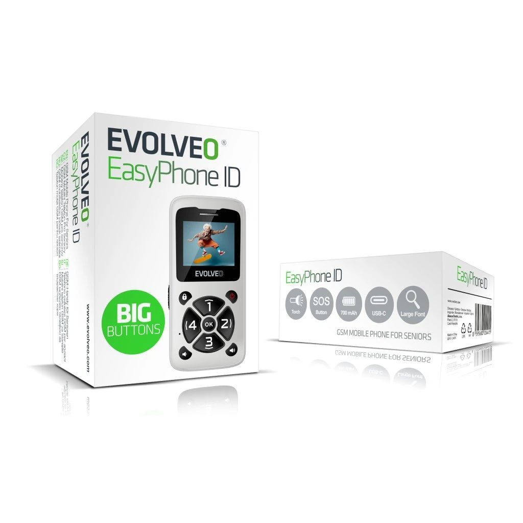 Evolveo EasyPhone ID EP-400 White Evolveo EasyPhone ID EP-400 White