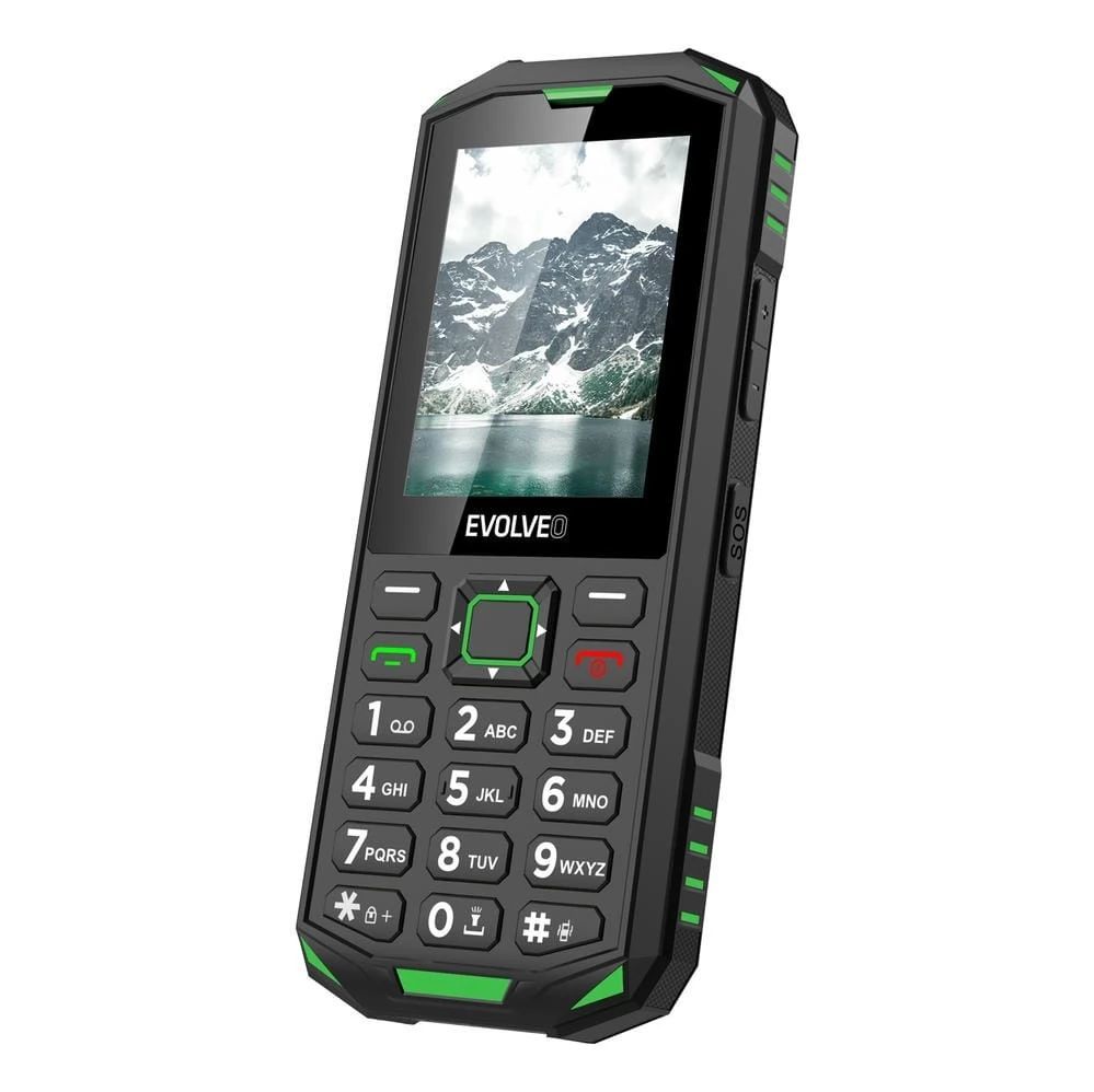 Evolveo StrongPhone X5 Black/Green Evolveo StrongPhone X5 Black/Green