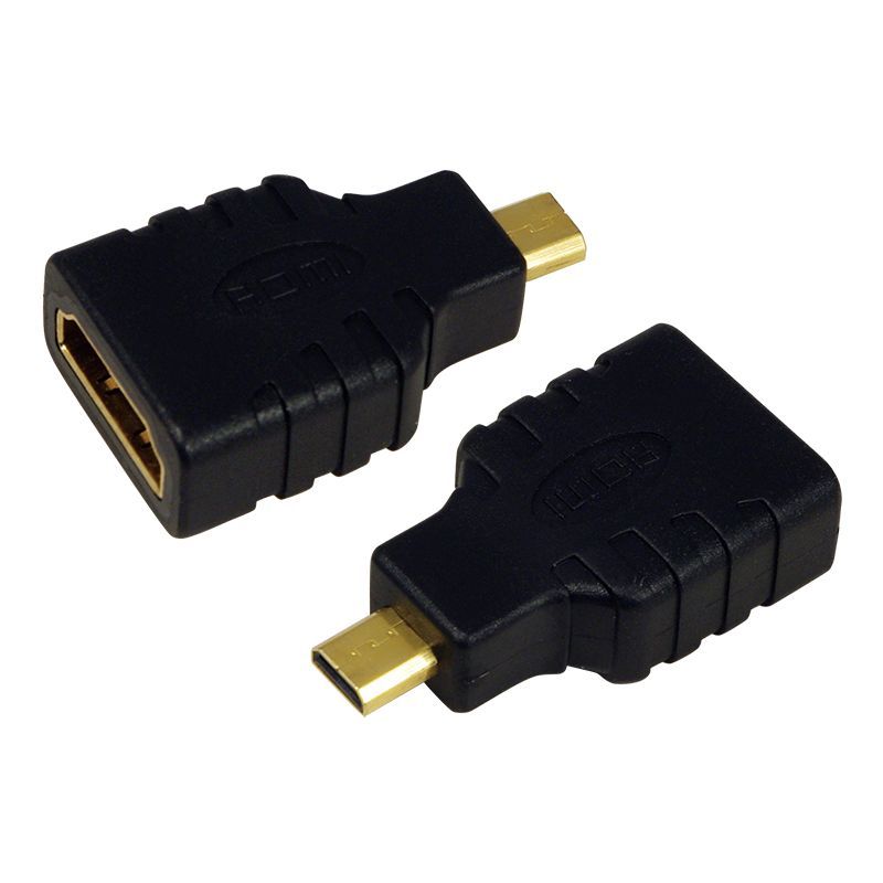 Logilink HDMI - microHDMI Adapter Black Logilink HDMI - microHDMI Adapter Black