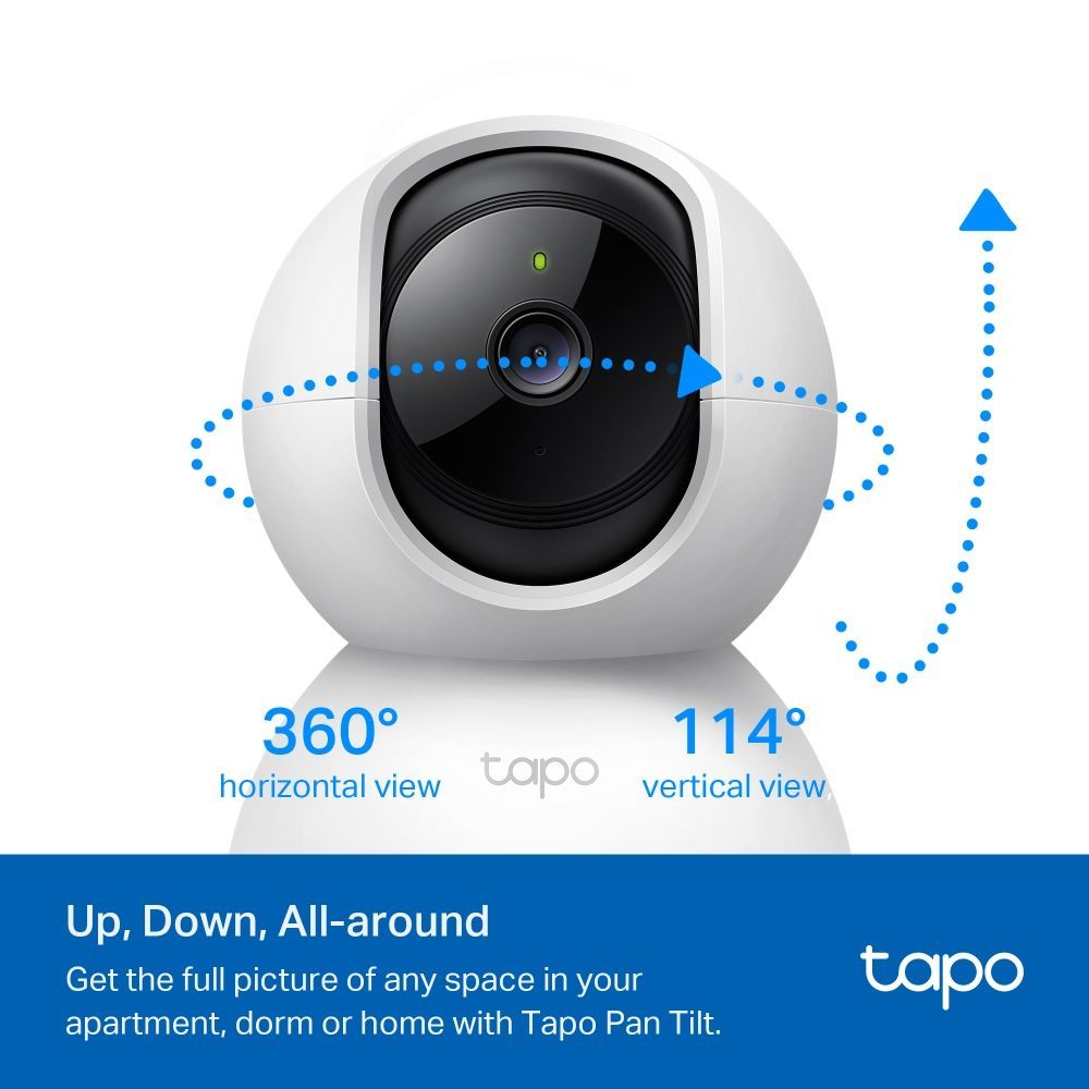 TP-Link Tapo C200P2 Pan/Tilt Home Security Wi-Fi Camera 2 db/csomag