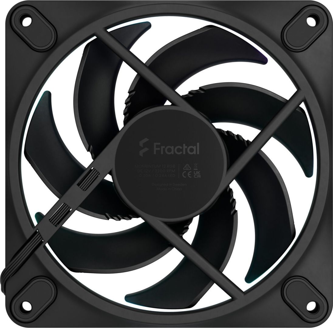 Fractal Design Momentum 12 RGB Black (3-pack) Fractal Design Momentum 12 RGB Black (3-pack)