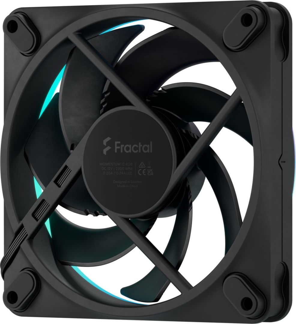 Fractal Design Momentum 12 RGB Black (3-pack) Fractal Design Momentum 12 RGB Black (3-pack)