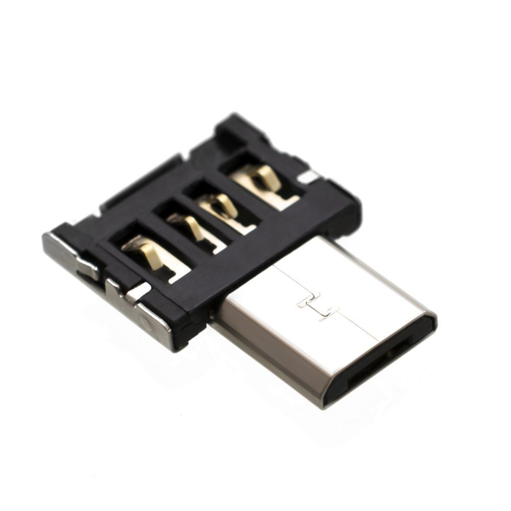 FIXED miniatűr micro USB adapter OTG (On-The-Go) funkcióval, tok, USB 2.0, fekete FIXED miniatűr micro USB adapter OTG (On-The-Go) funkcióval, tok, USB 2.0, fekete