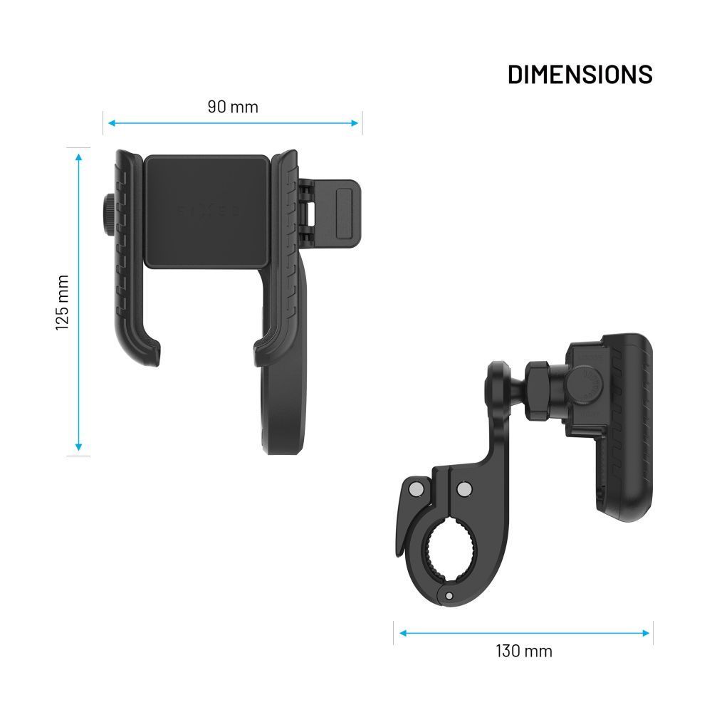 FIXED biciklis tartó, fekete