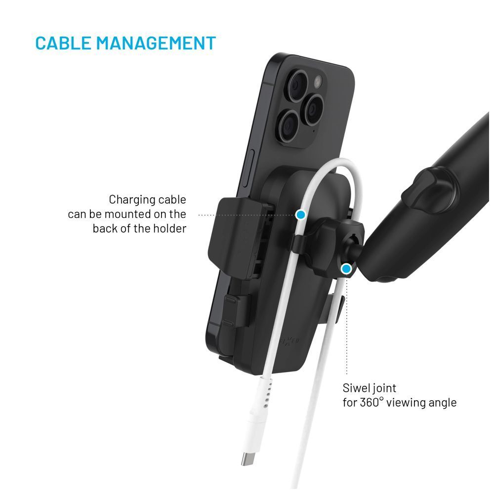 FIXED Iconiq Mirror univerzális autós tartó, fekete