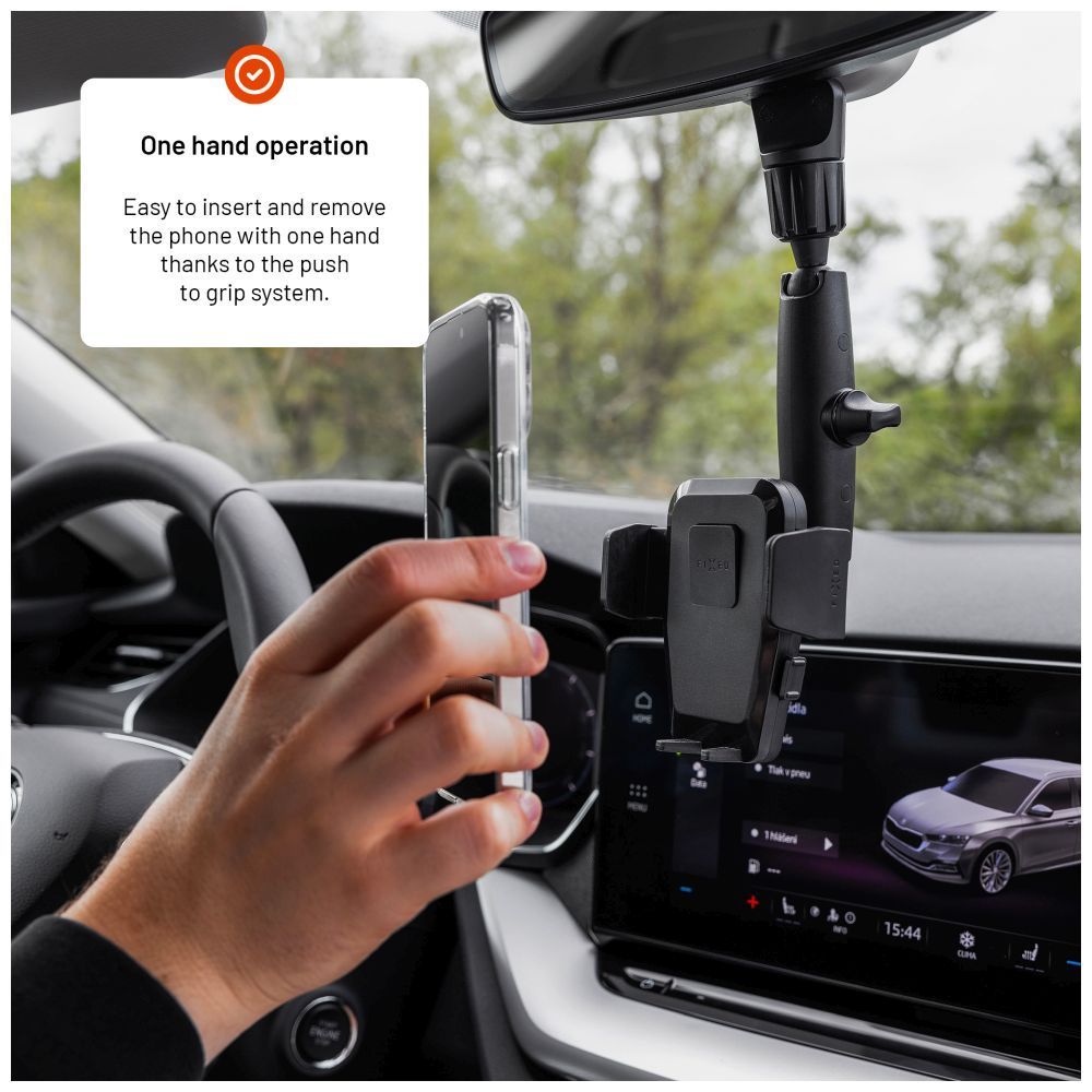 FIXED Iconiq Mirror univerzális autós tartó, fekete