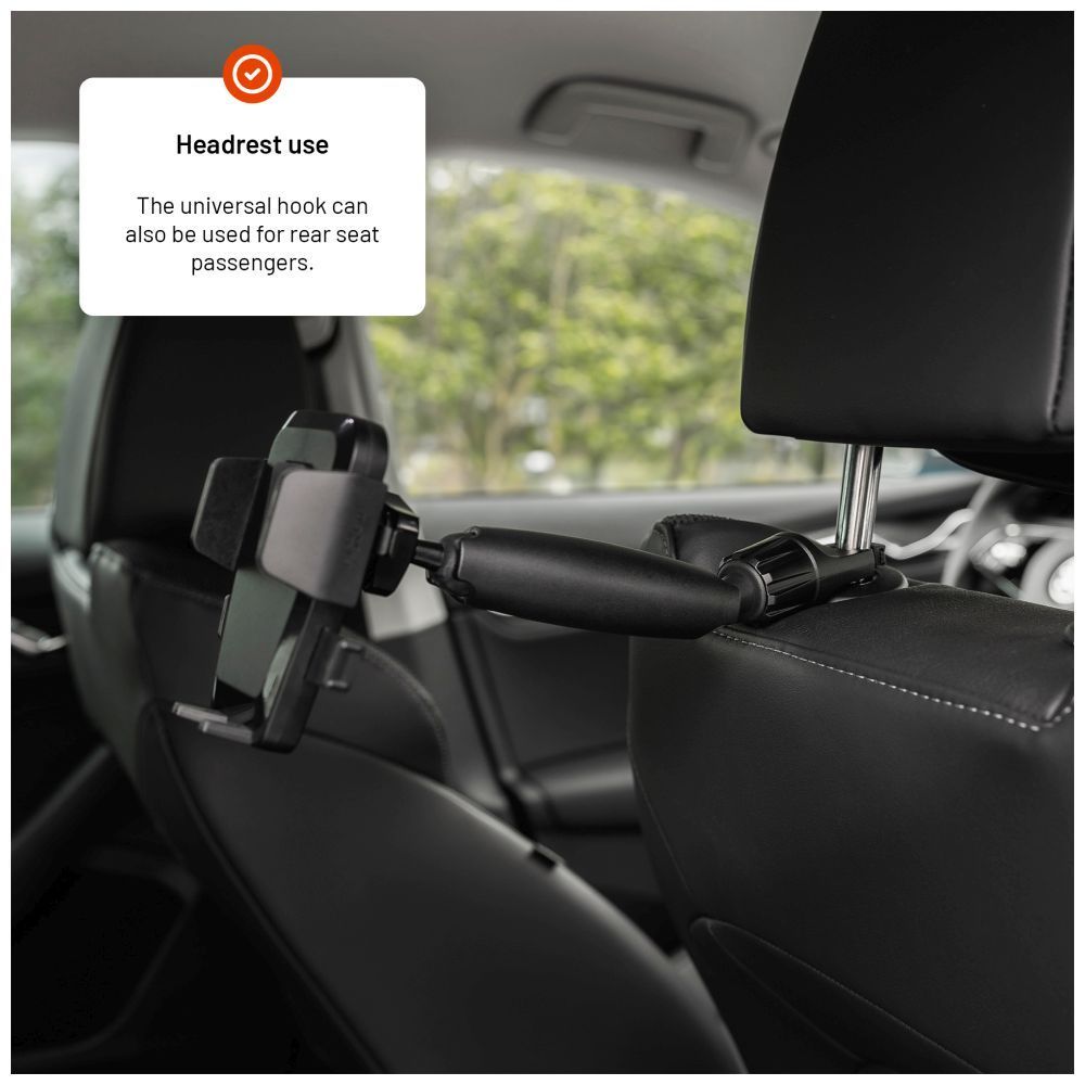 FIXED Iconiq Mirror univerzális autós tartó, fekete