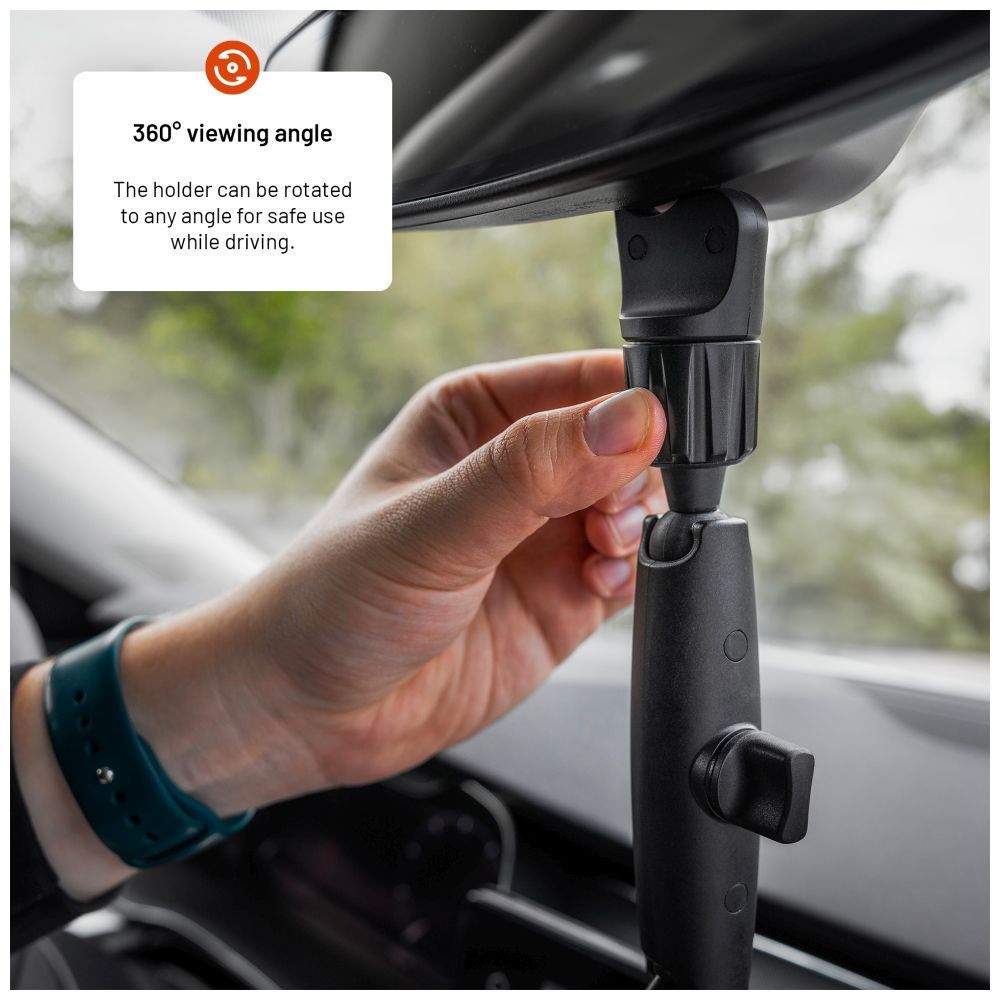 FIXED Iconiq Mirror univerzális autós tartó, fekete