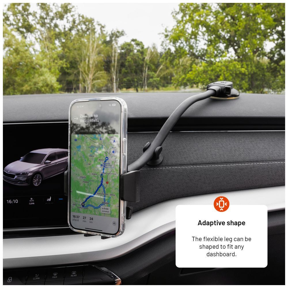 FIXED Iconiq Flex XL univerzális autós tartó, fekete