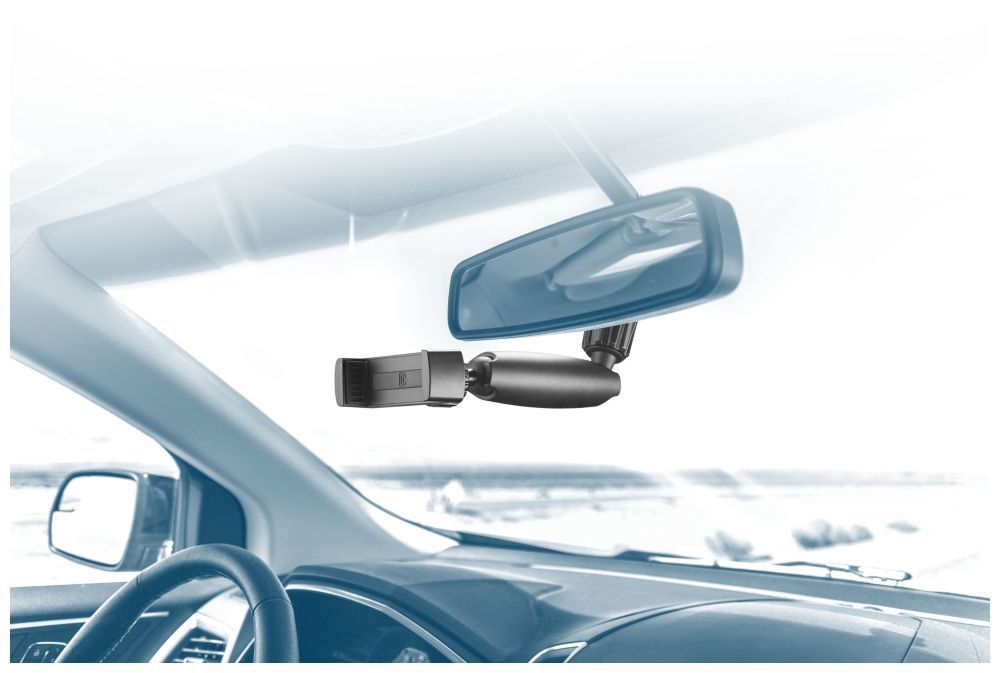 Cellularline univerzális autós tartó visszapillantó tükörre, fekete Cellularline univerzális autós tartó visszapillantó tükörre, fekete