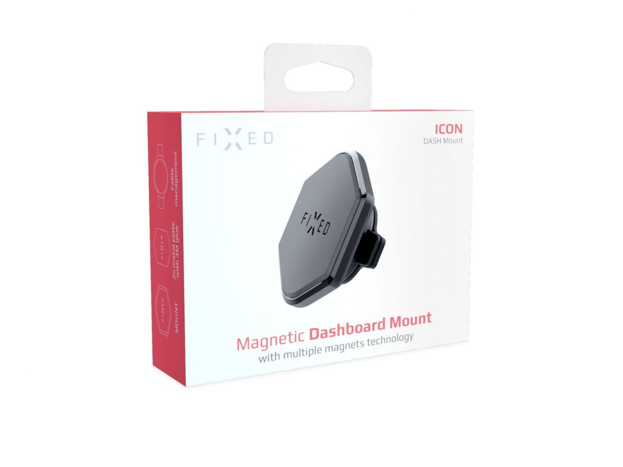 FIXED Magnetic holder Icon Dash on dashboard, Fekete FIXED Magnetic holder Icon Dash on dashboard, Fekete