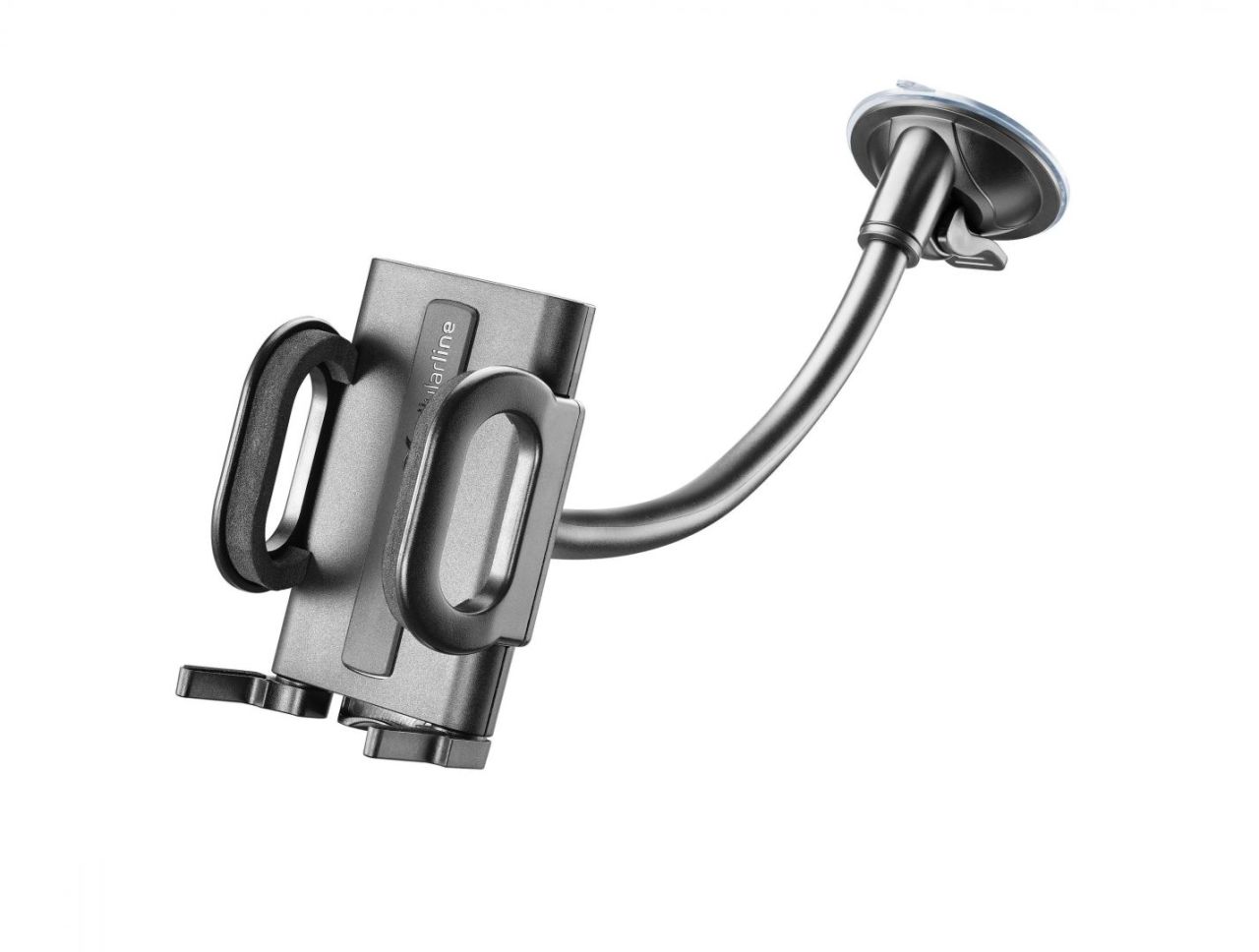 Cellularline Universal holder with suction cup Pilot Flexi for mobile phones, black Cellularline Universal holder with suction cup Pilot Flexi for mobile phones, black