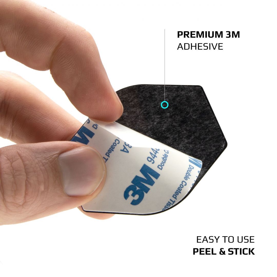 FIXED Icon Mágnes lap készlet mobiltelefonok mágneses rögzítéséhez, 3 db/ csomag, Fekete FIXED Icon Mágnes lap készlet mobiltelefonok mágneses rögzítéséhez, 3 db/ csomag, Fekete