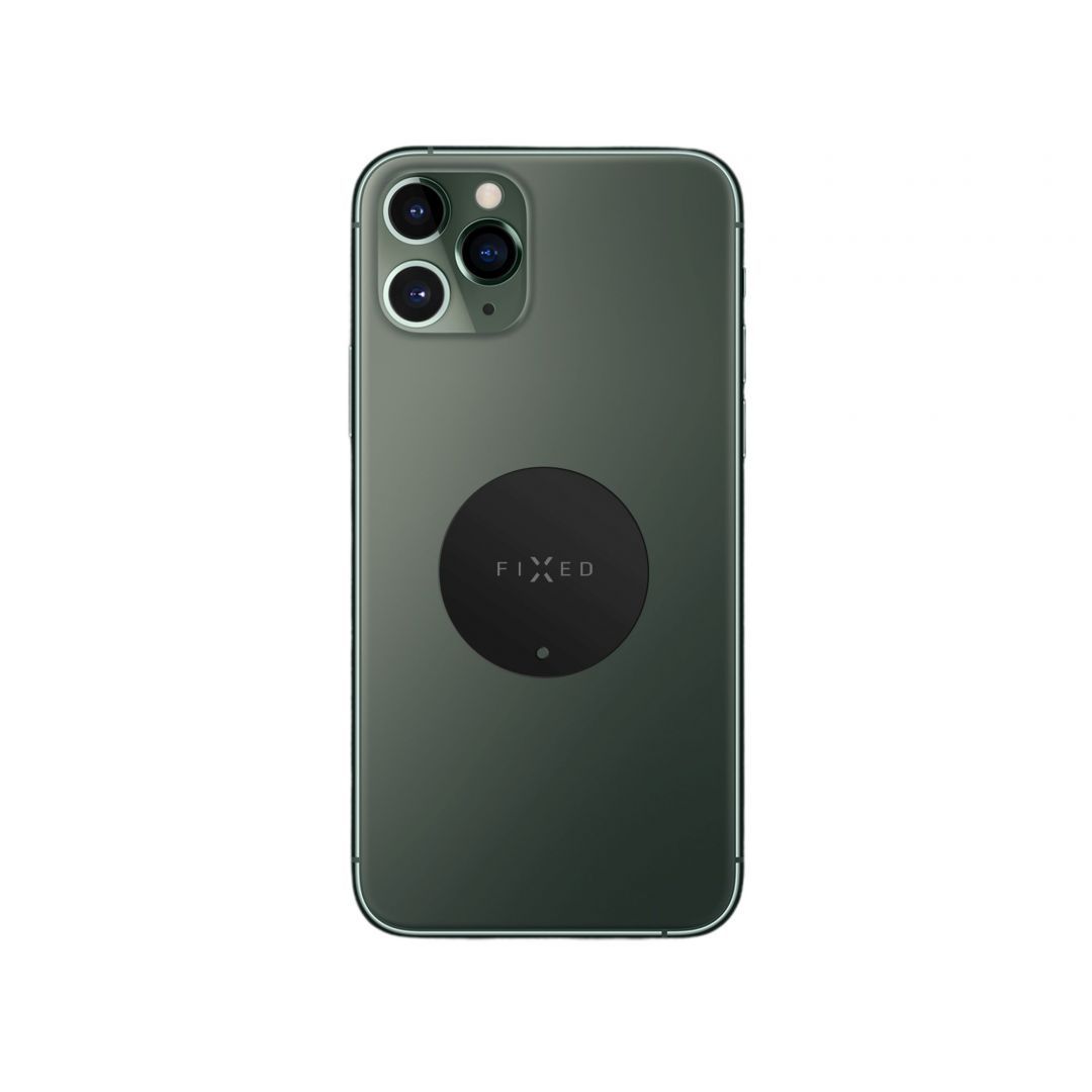 FIXED Icon Mágnes lap készlet mobiltelefonok mágneses rögzítéséhez, 3 db/ csomag, Fekete FIXED Icon Mágnes lap készlet mobiltelefonok mágneses rögzítéséhez, 3 db/ csomag, Fekete