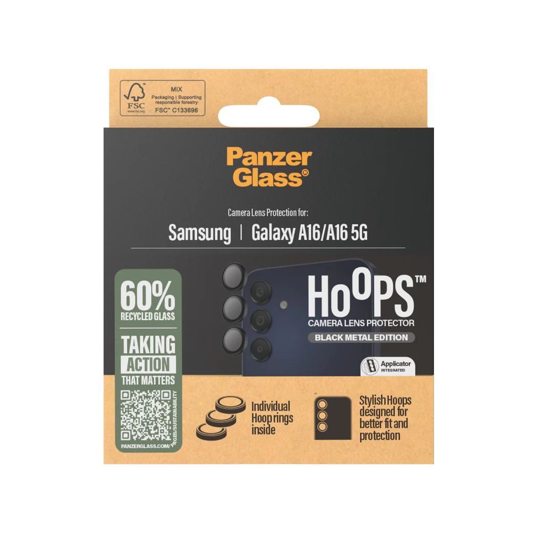 PanzerGlass Hoops Black Lens Pro Protector Galaxy A16 4G A16 5G PanzerGlass Hoops Black Lens Pro Protector Galaxy A16 4G A16 5G