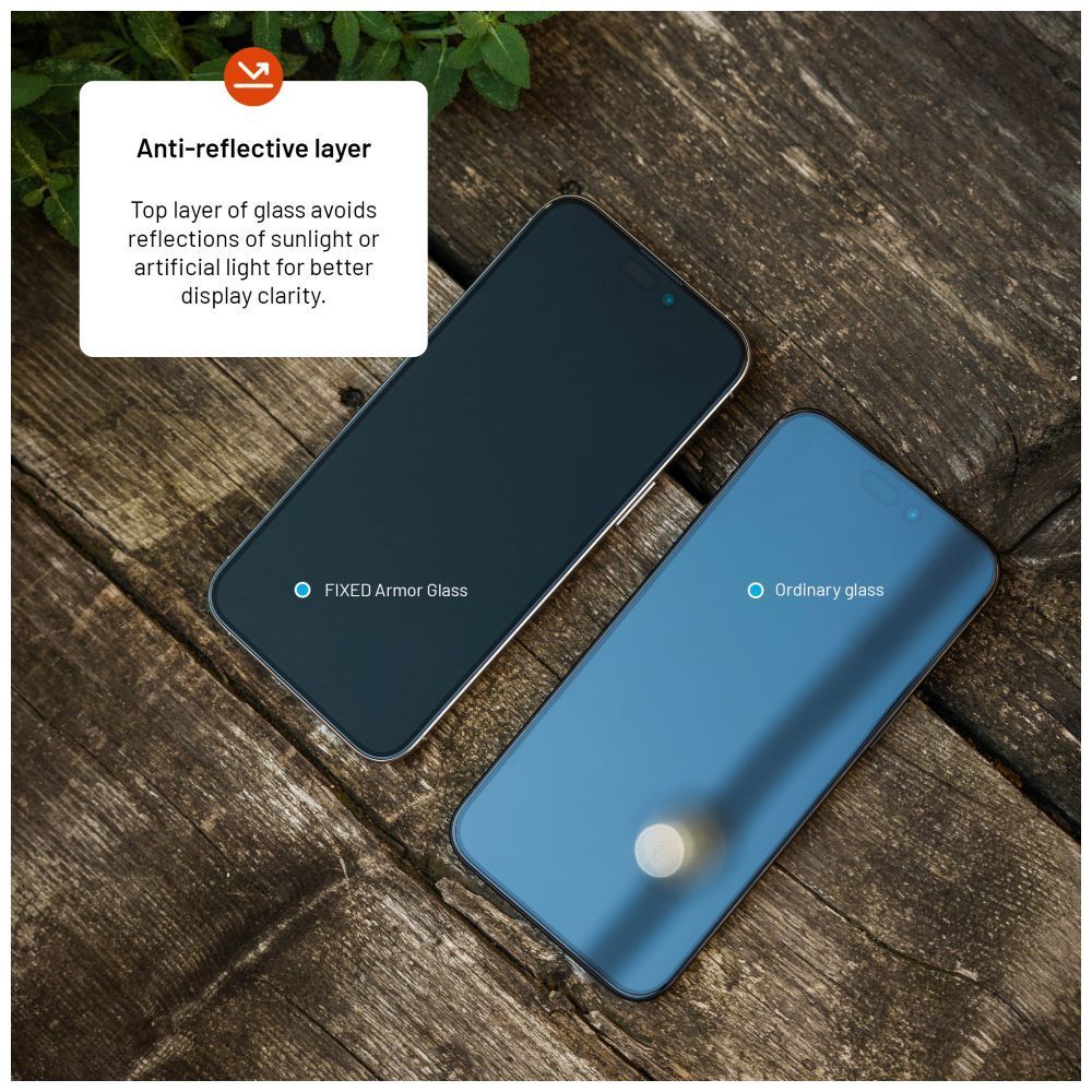 FIXED Ultra strapabíró edzett üvegfólia porálló applikátorral és AR réteggel Samsung Galaxy S25+ készülékhez fekete