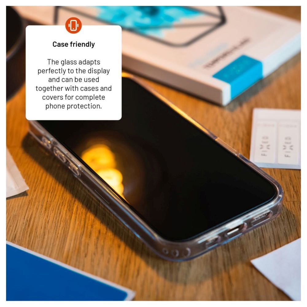 FIXED teljes képernyőt védő 2,5D üvegfólia Motorola Moto G55 5G-hez, fekete FIXED teljes képernyőt védő 2,5D üvegfólia Motorola Moto G55 5G-hez, fekete